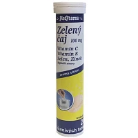 Zelený čaj, zinek, vitamín E, C, selen foto