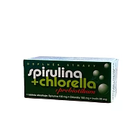 Spirulina + chlorella + prebiotikum foto