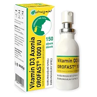 Vitamín D3 Axonia OROFAST 1000 IU foto