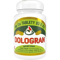 Dologran tablety Mg, Ca, D3, C, K2 foto