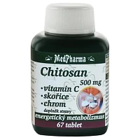 Chitosan 500 mg + vitamin C + skořice + chrom photo