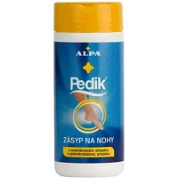 Pedik zásyp na nohy s antimikrobiální přísadou foto