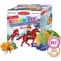 Rakytníček+ multivitaminové želatinky se zimolezem KONÍCI foto
