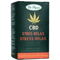 Konopný čaj s CBD Stres-Relax foto
