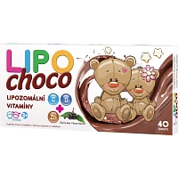 LIPOchoco lipozomální vitamíny C+D3+Zn 40 bears foto