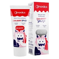 Kids Strawberry Splash Probiotic dětská zubní pasta foto