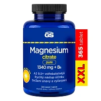 GS Magnesium Citrate Pure 1340 mg + B6 foto