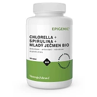 Chlorella+Spirulina+Mladý ječmen BIO Epigemic foto