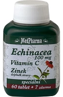 Echinacea, vitamín C, zinek photo