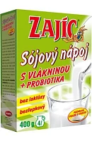 Sójový nápoj s vlákninou a probiotiky Zajíc photo