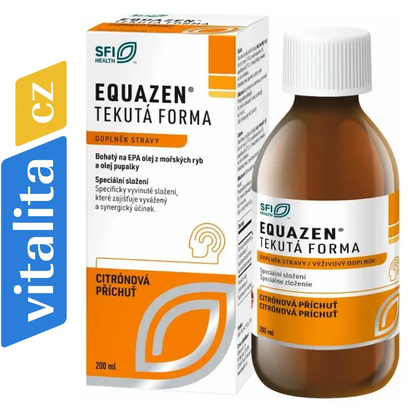 EQUAZEN tekut� forma s p��chut� citr�nu 200ml