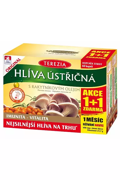 Hlíva ústřičná s rakytníkovým olejem photo