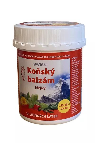 Koňský balzám Swiss hřejivý photo