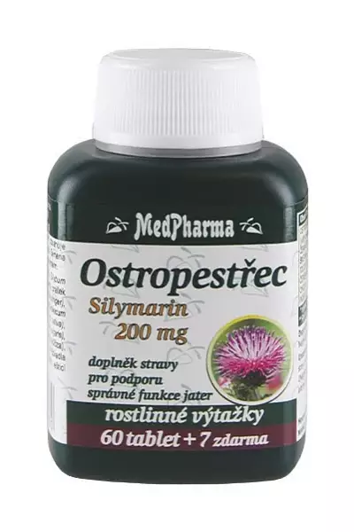 Ostropestřec (Silymarin 200 mg) photo
