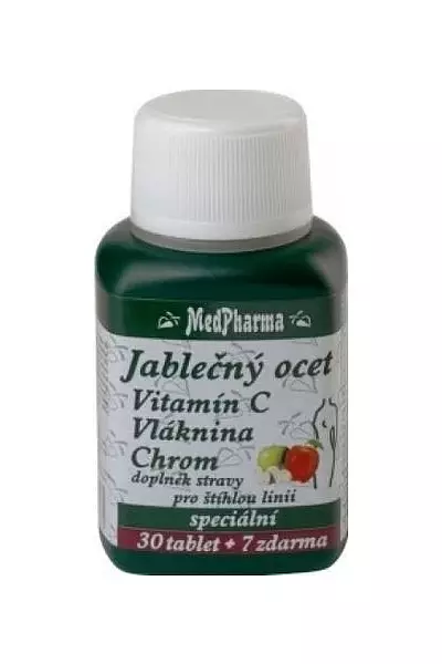 Jablečný ocet + vláknina + vitamín C + chrom photo