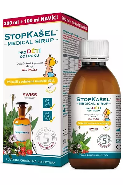Stopkašel sirup Dr.Weiss děti photo