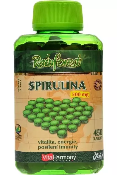 Spirulina 500 mg photo