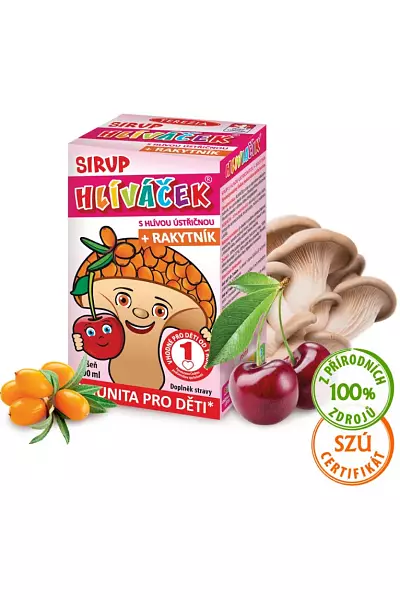 Hlíváček sirup s hlívou a rakytníkem photo