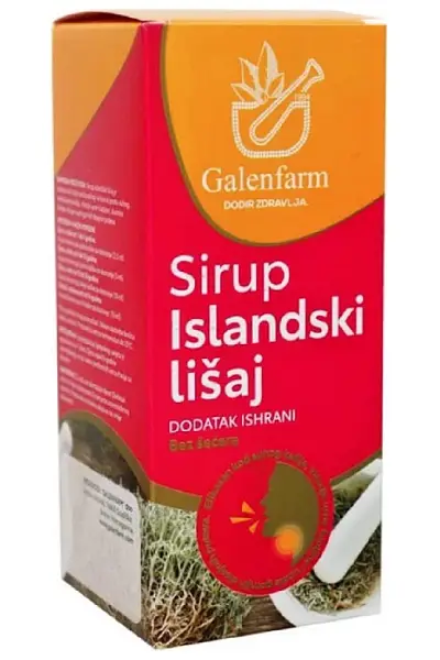 Sirup s islandským lišejníkem photo